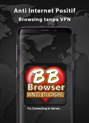 BF-Brokep VPN Browser Anti Blokir android App screenshot 1